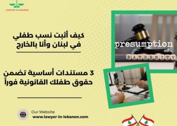 كيف أثبت نسب طفلي في لبنان وأنا بالخارج